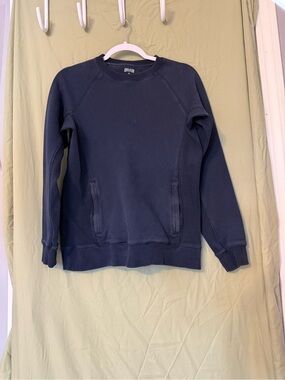 Duluth Trading Crewneck Pullover Sweatshirt - Navy